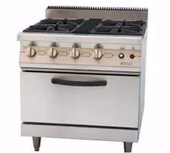 Gas Range Stove 4 Burner With Oven